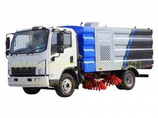 FAW 5CBM road sweeper truck low price