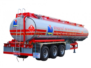 2018 designed 40cbm Fuel Tanker Trailer for sale