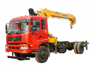 10T mobile boom crane trucks Dongfeng brand