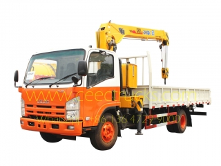 ISUZU 5 T truck mounted crane for sale