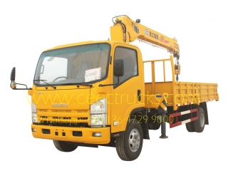 ISUZU 6.3 T crane truck export Rowanda