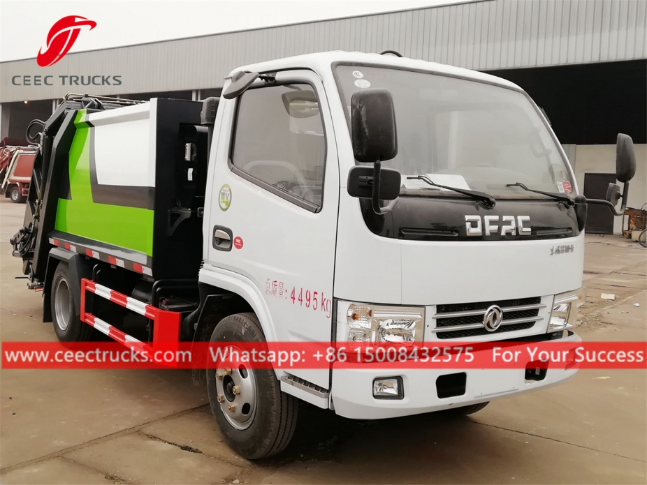 3CBM Garbage compactor truck DONGFENG