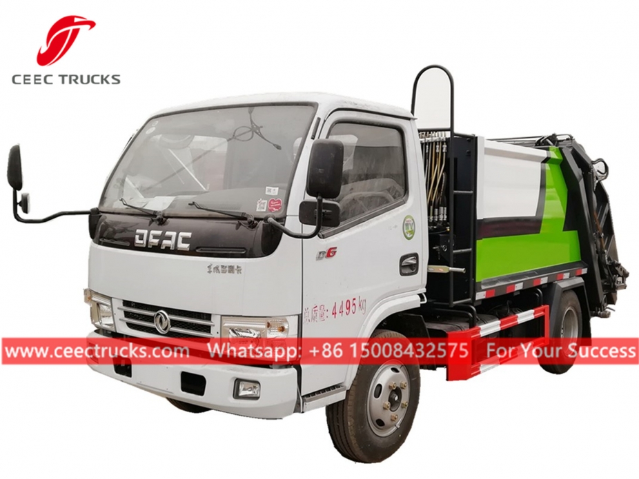 3CBM Garbage compactor truck DONGFENG