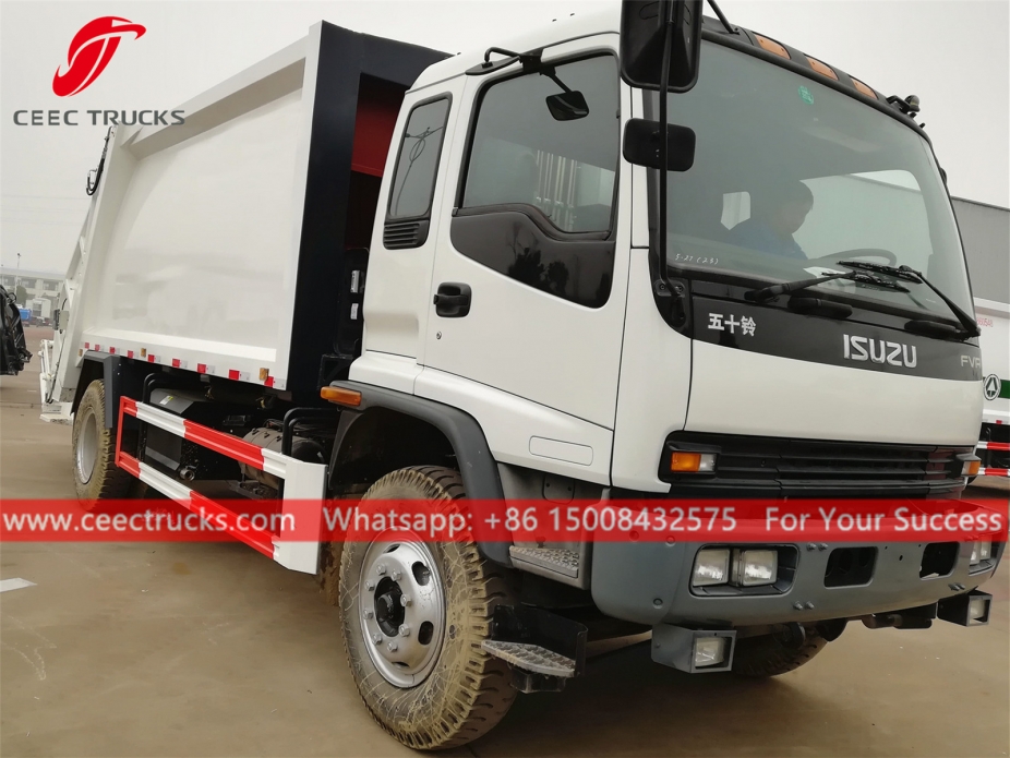 12 CBM garbage collection truck ISUZU