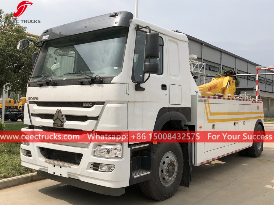 12Tons Road Wrecker HOWO