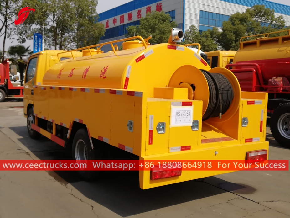 4CBM Sewer Jetting Truck DONGFENG