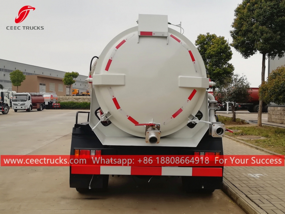 8,000 Litres Sewage Suction Tanker Truck DONGFENG