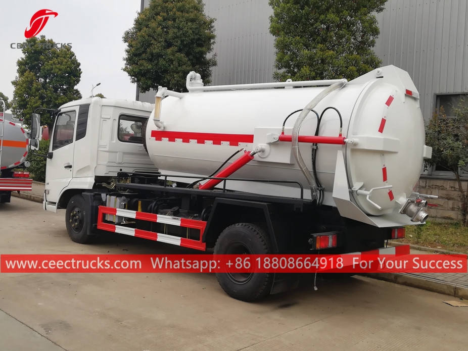 8,000 Litres Sewage Suction Tanker Truck DONGFENG