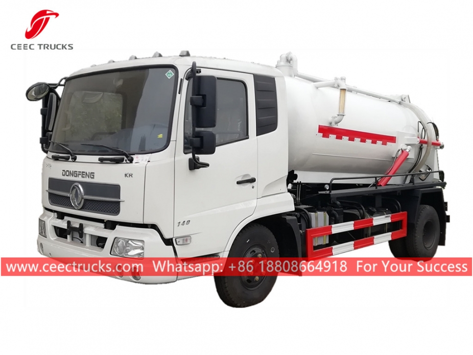 8,000 Litres Sewage Suction Tanker Truck DONGFENG