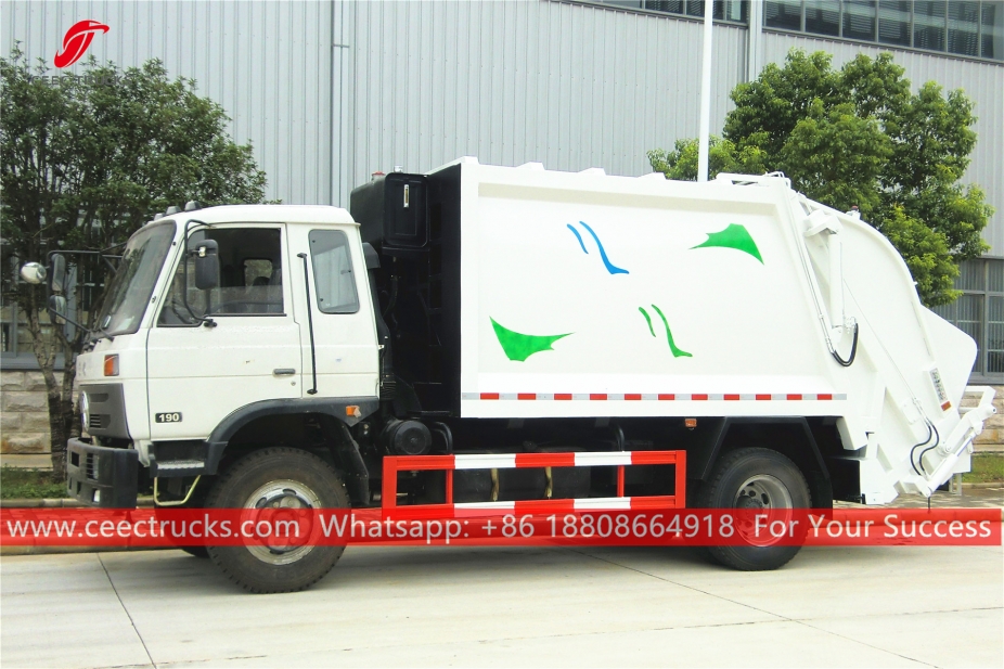 10CBM Compressed Garbage Truck Dongfeng