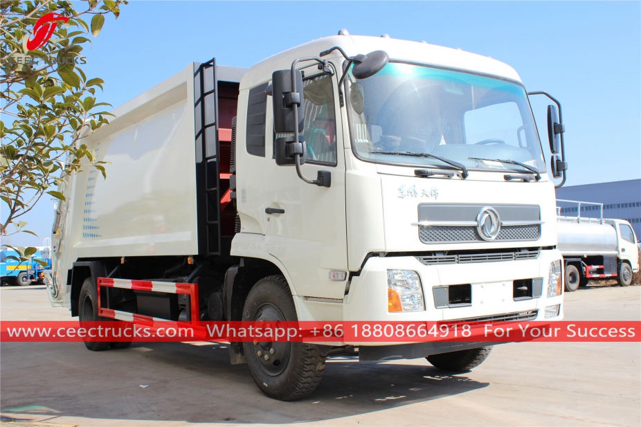 12CBM Compressor Garbage Truck Dongfeng