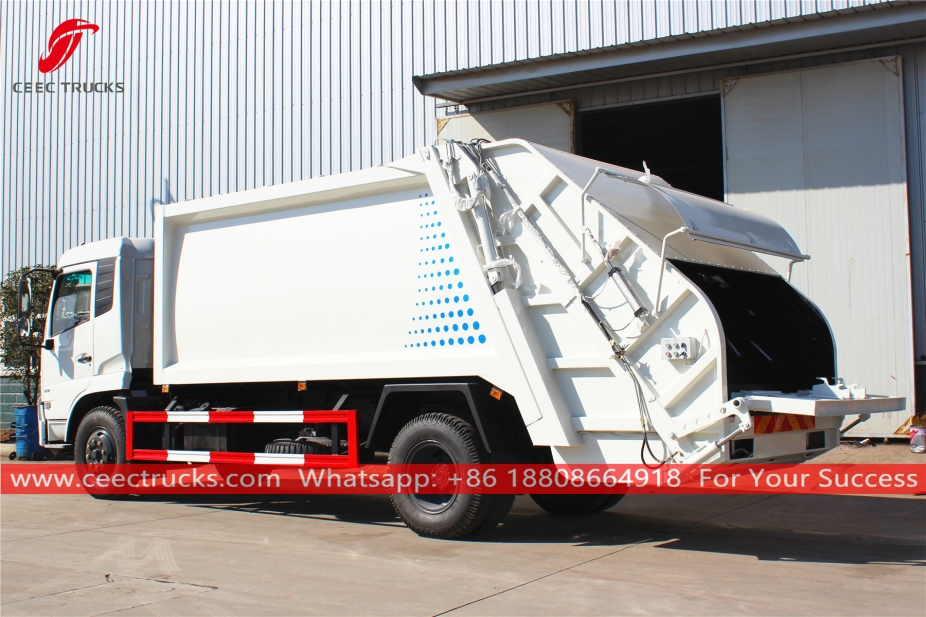 12CBM Compressor Garbage Truck Dongfeng