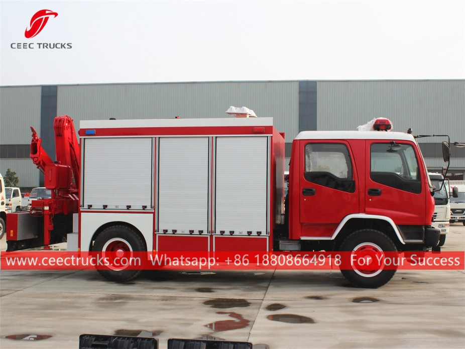 ISUZU FVR Rescue Truck With Crane