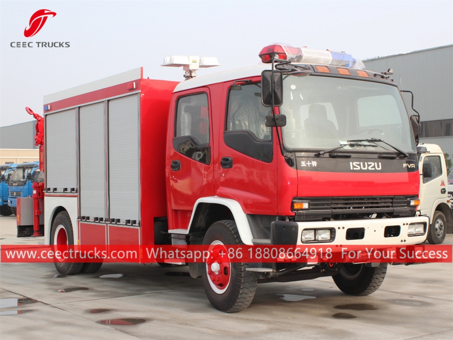ISUZU FVR Rescue Truck With Crane