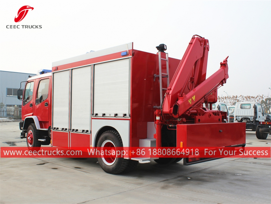 ISUZU FVR Rescue Truck With Crane