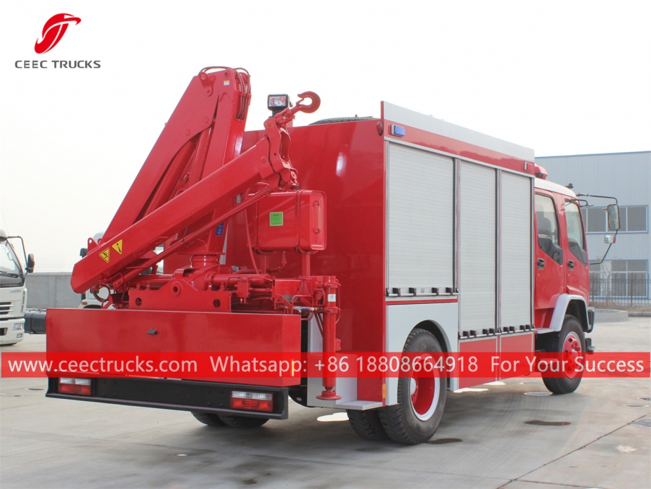 ISUZU FVR Rescue Truck With Crane