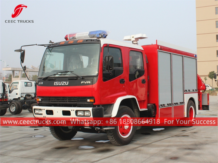ISUZU FVR Rescue Truck With Crane