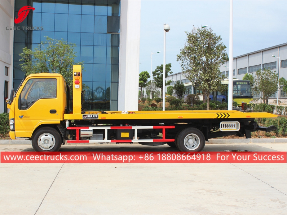 3Tons Flatbed towing truck ISUZU