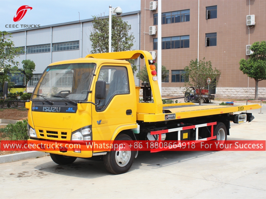 3Tons Flatbed towing truck ISUZU
