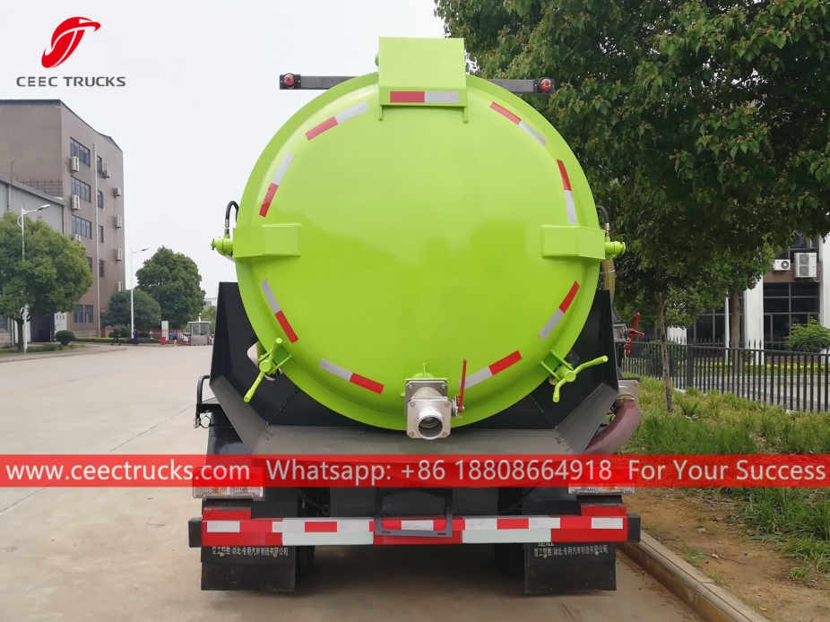 8,000 Litres Vacuum Sewage Suction Truck DONGFENG