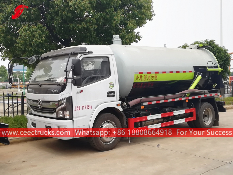 8,000 Litres Vacuum Sewage Suction Truck DONGFENG