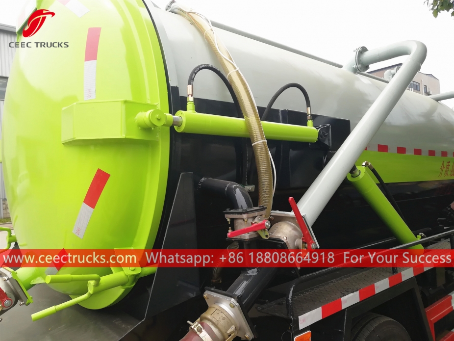 8,000 Litres Vacuum Sewage Suction Truck DONGFENG