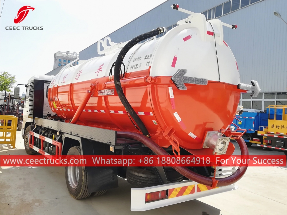 11,000 Litres Sewage Suction Truck DONGFENG
