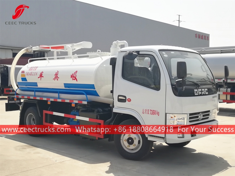 4,500 Litres Septic Suction Truck DongFeng