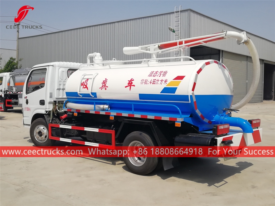 4,500 Litres Septic Suction Truck DongFeng