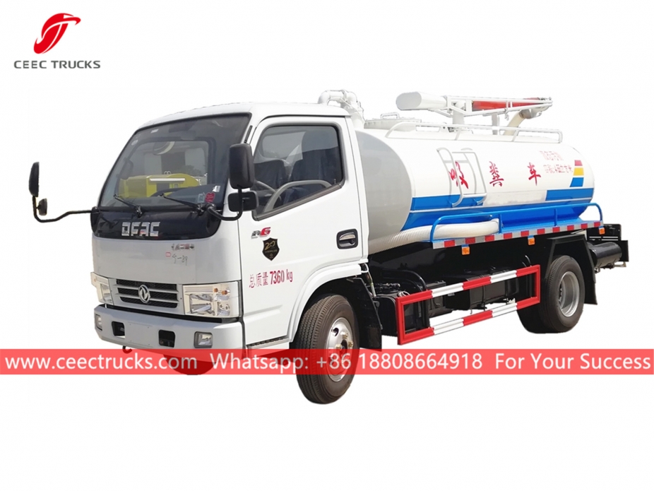 4,500 Litres Septic Suction Truck DongFeng