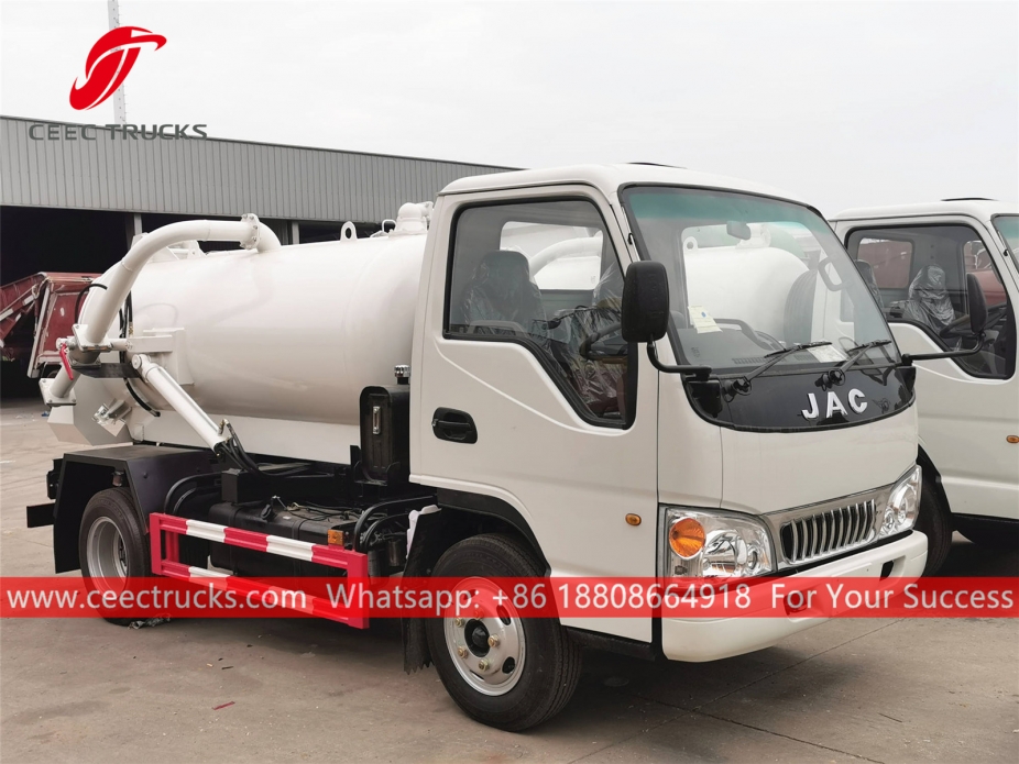 3,000 Litres Sewage Suction Truck JAC