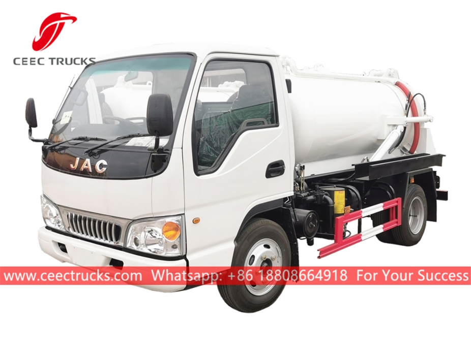 3,000 Litres Sewage Suction Truck JAC