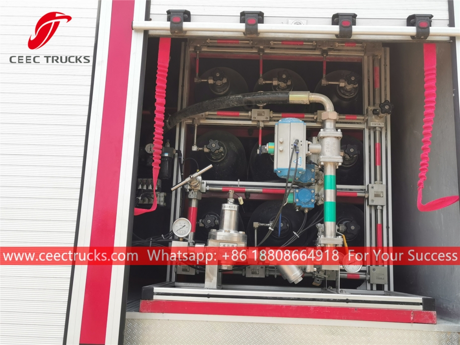 HOWO 10+2CBM Water-foam Fire Truck