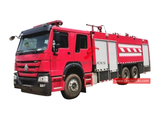 HOWO 10+2CBM Water-foam Fire Truck-CEEC Trucks