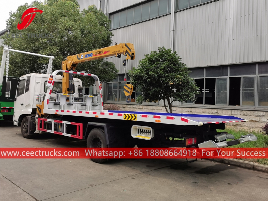 5Tons Road Wrecker with Crane