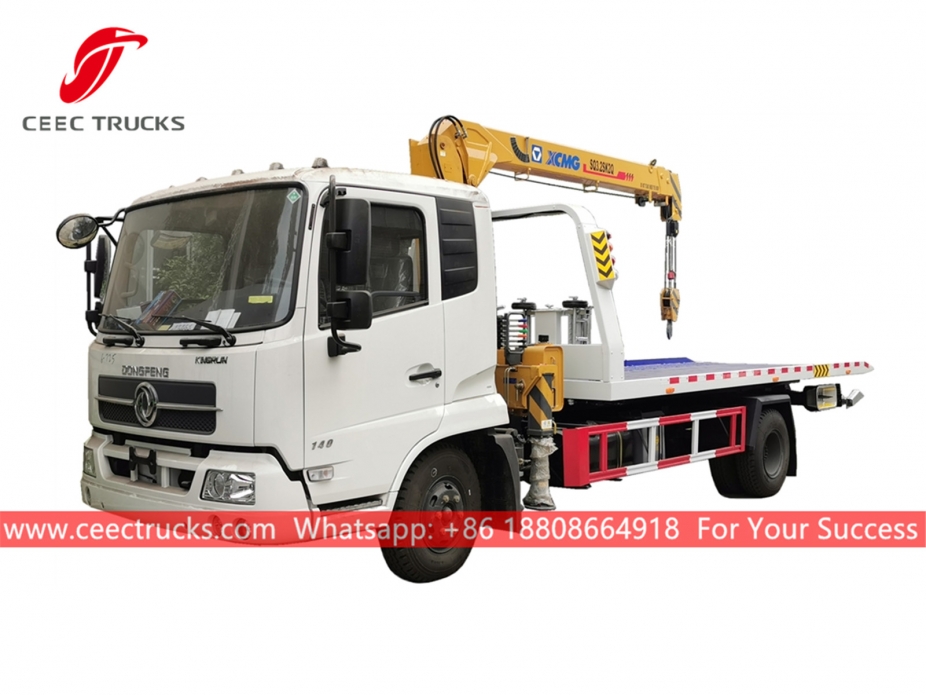 5Tons Road Wrecker with Crane