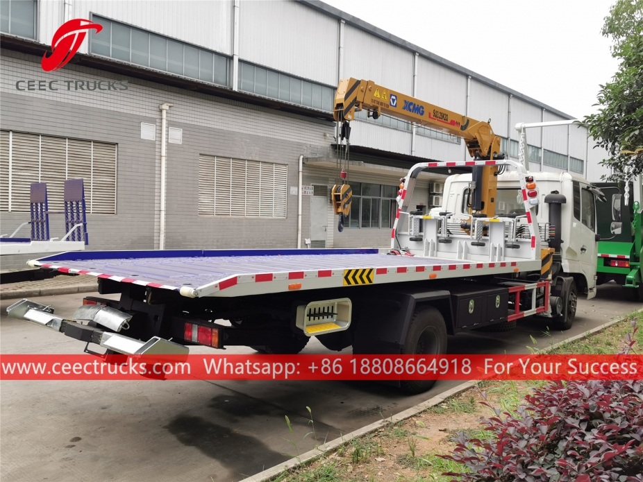 5Tons Road Wrecker with Crane