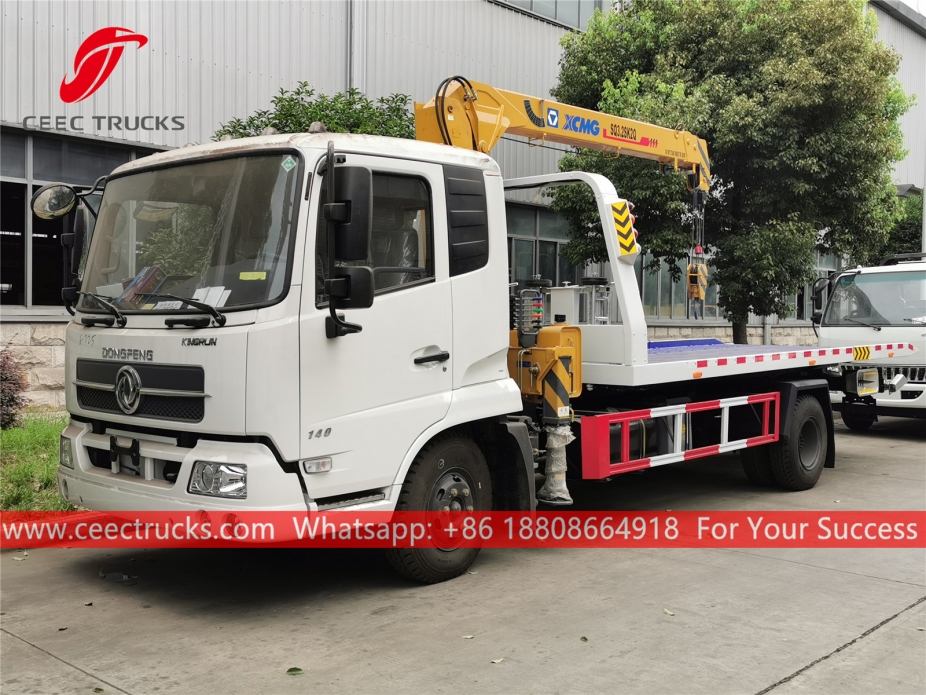 5Tons Road Wrecker with Crane