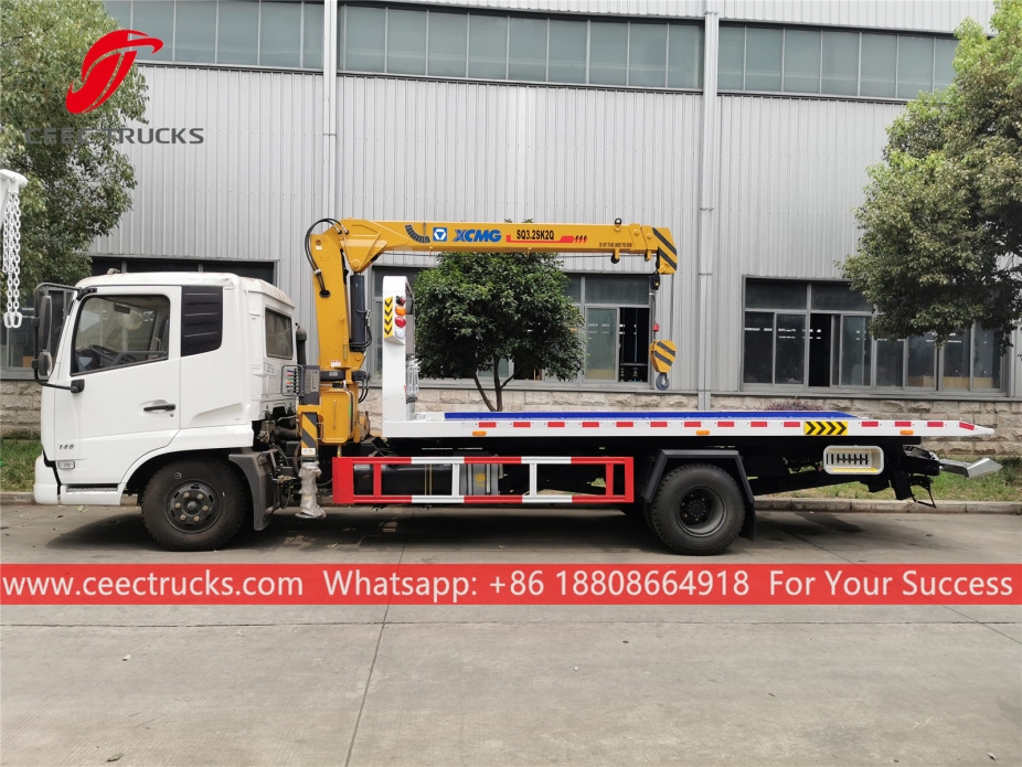 5Tons Road Wrecker with Crane