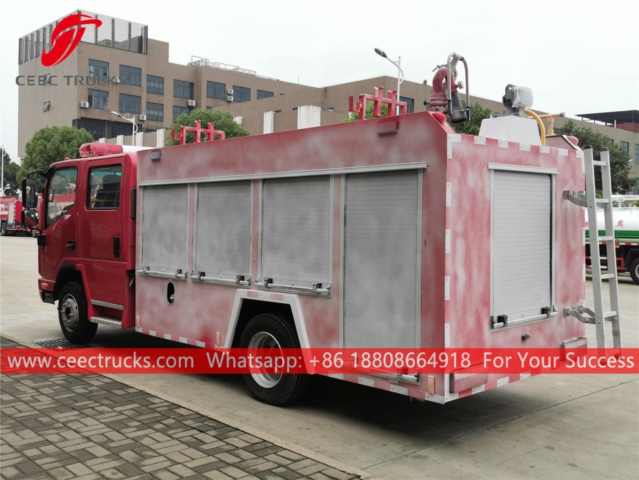 JAC 3CBM Water Tank Fire Truck