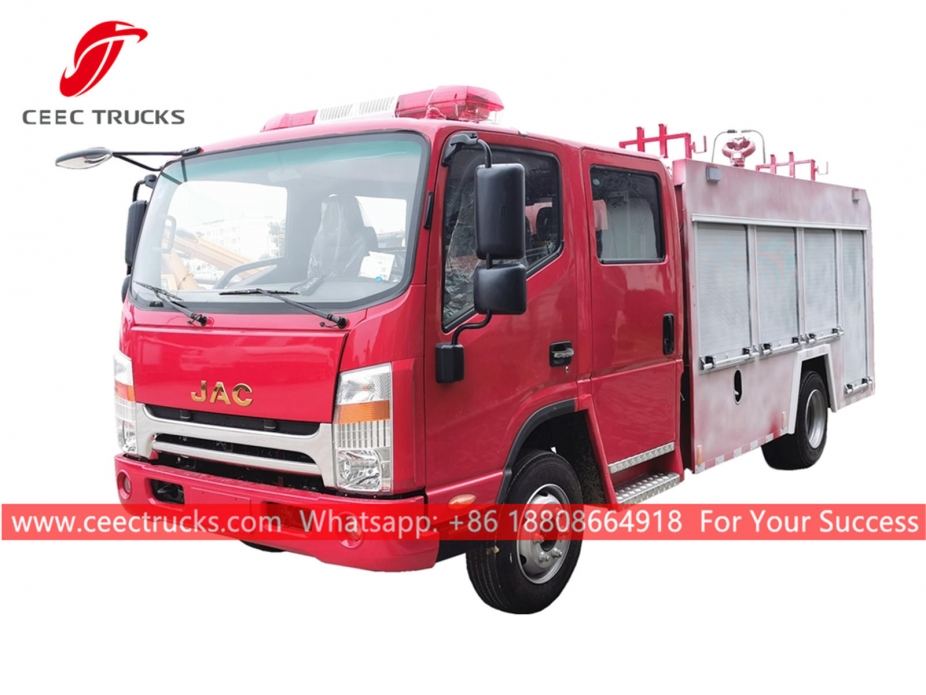 JAC 3CBM Water Tank Fire Truck