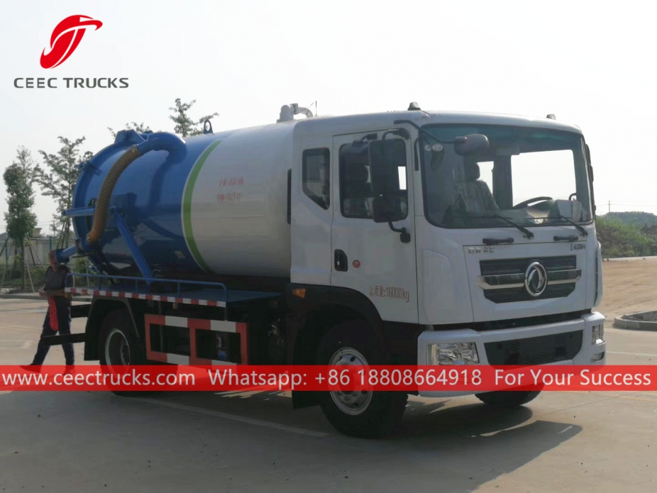 10CBM Sewage Suction Truck DONGFENG