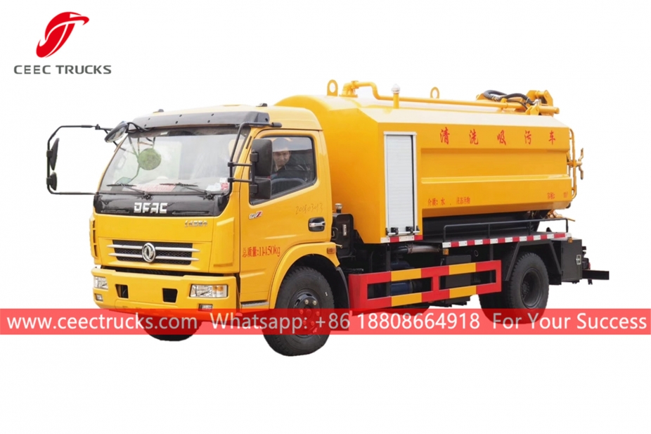 Dongfeng 6CBM Combined Jet adn Suction Truck