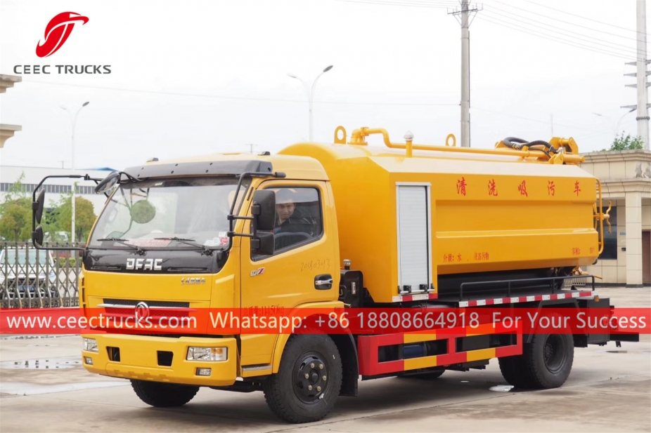 Dongfeng 6CBM Combined Jet adn Suction Truck