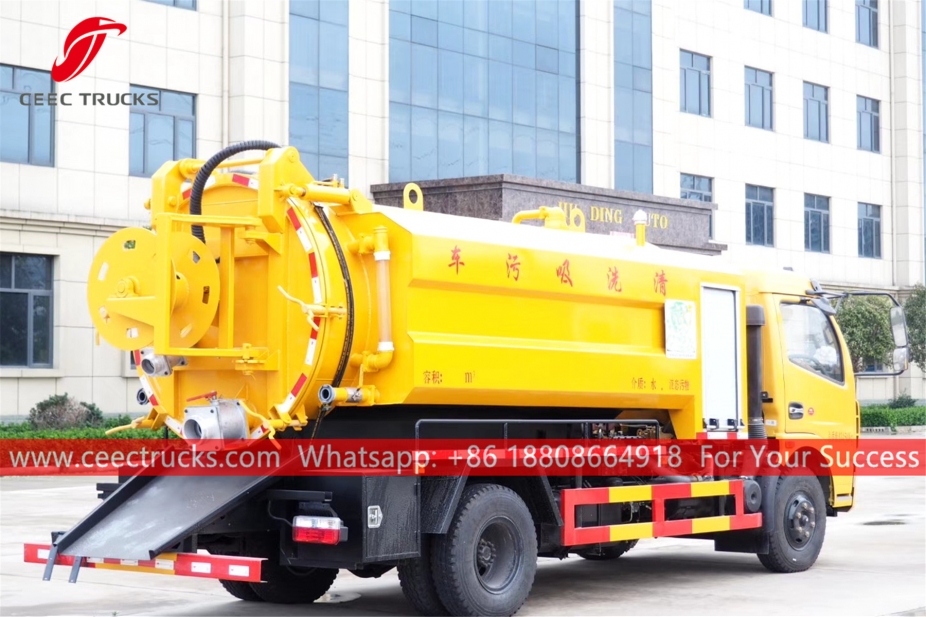 Dongfeng 6CBM Combined Jet adn Suction Truck