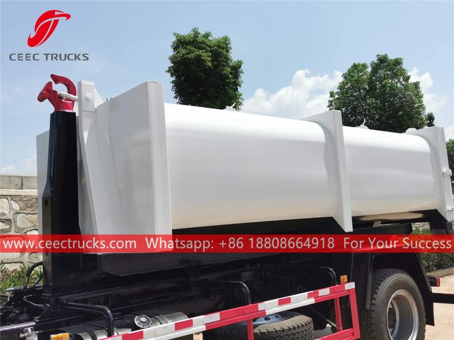 10CBM Hook lift garbage truck