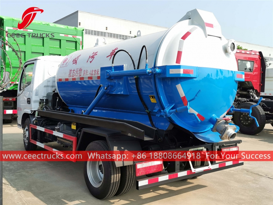 Dongfeng 4,000Litres Vacuum truck