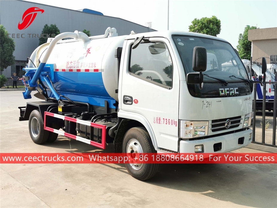 Dongfeng 4,000Litres Vacuum truck