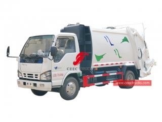 ISUZU 6CBM Rear load garbage truck - CEEC