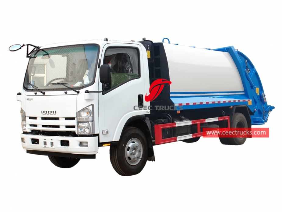 ISUZU 8CBM Back loading garbage truck